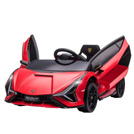 Voiture électrique enfant Lamborghini Sian rouge