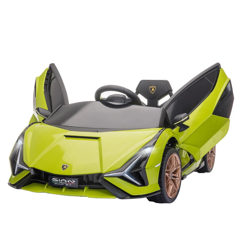 Voiture électrique enfant Lamborghini Sian rouge