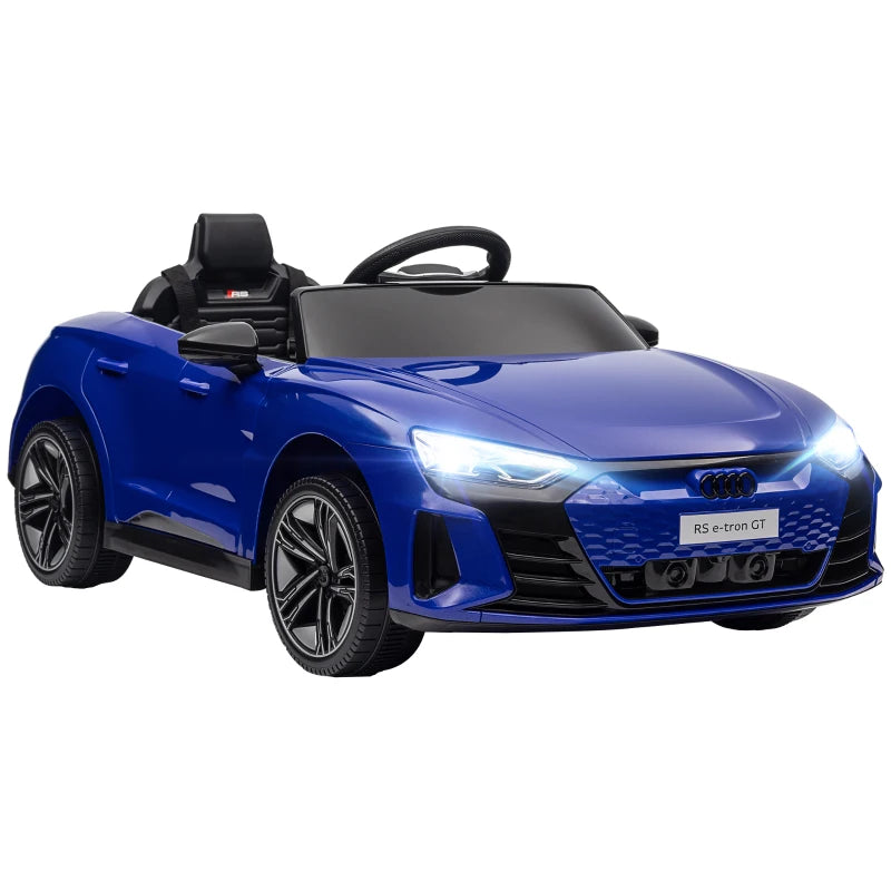 Voiture électrique enfant Audi RS e-tron GT blanche