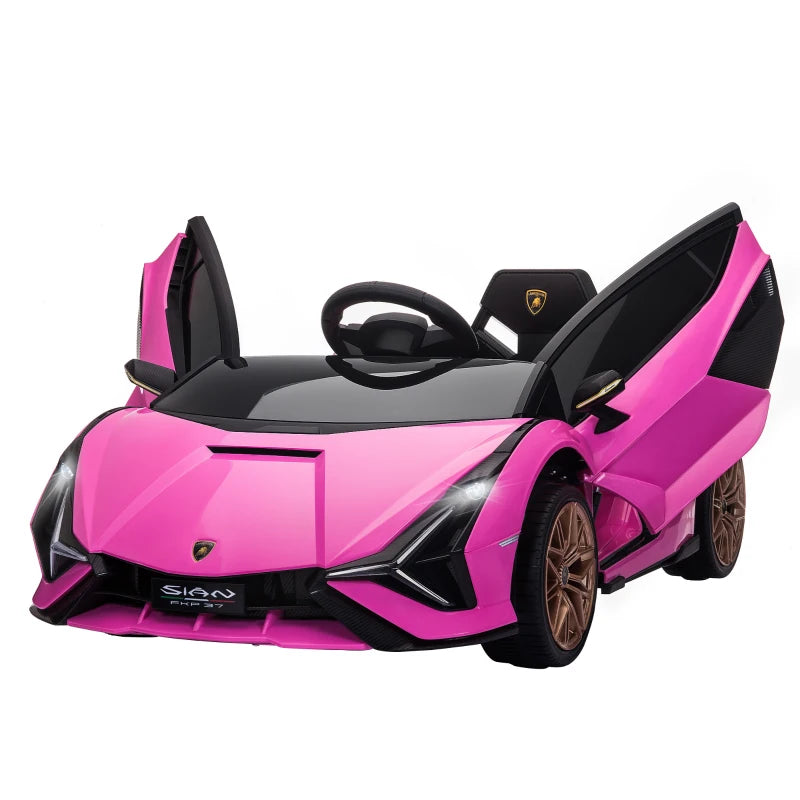 Voiture électrique enfant Lamborghini Sian rouge