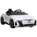 Voiture électrique enfant Audi RS e-tron GT blanche