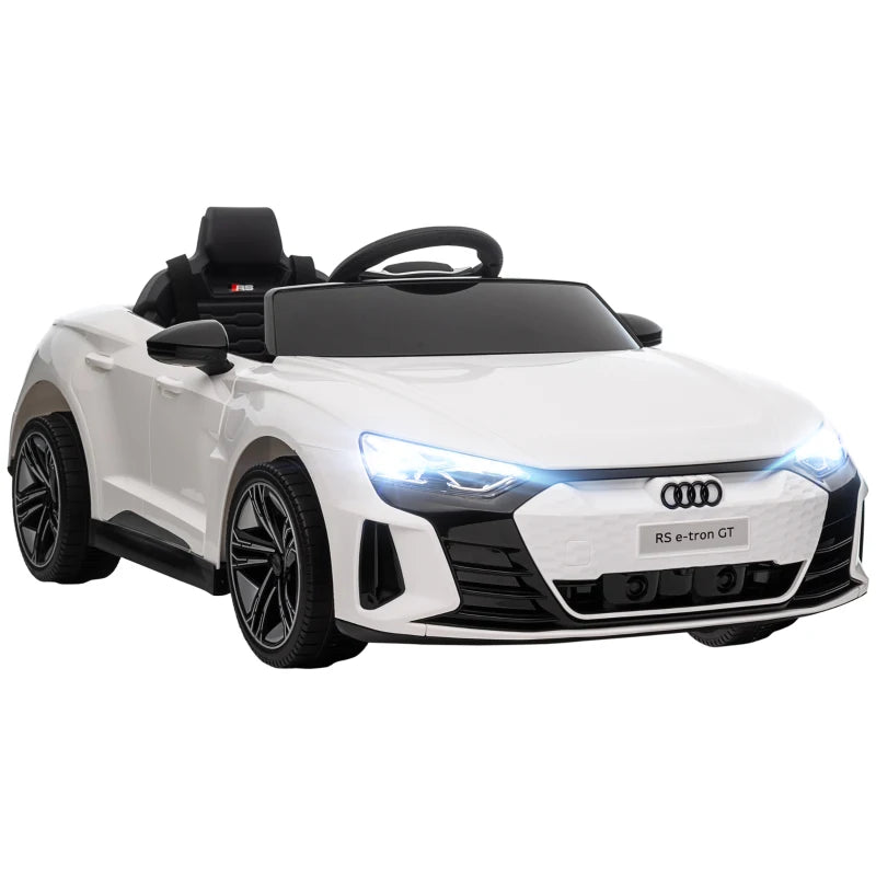Voiture électrique enfant Audi RS e-tron GT blanche