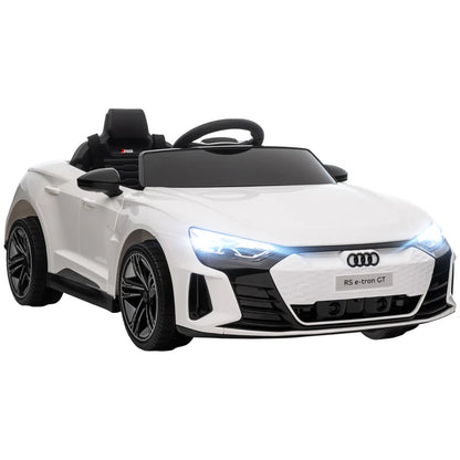 Voiture électrique enfant Audi RS e-tron GT blanche