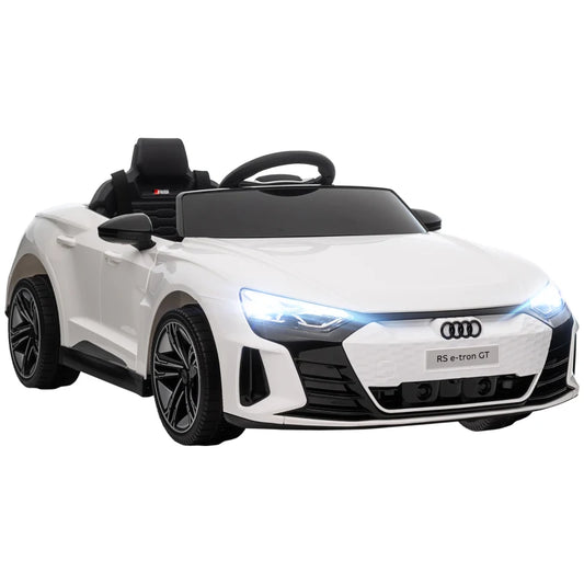 Voiture électrique enfant Audi RS e-tron GT blanche